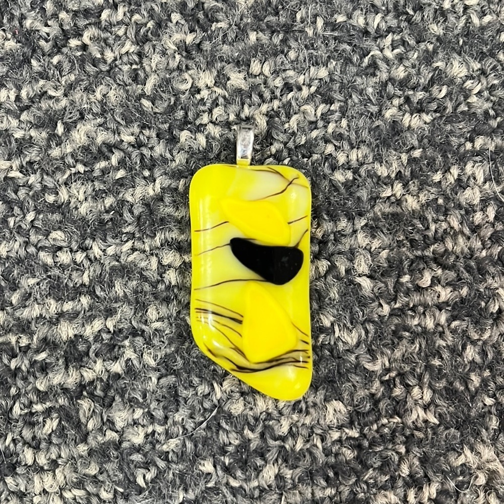 Locally made glass pendant